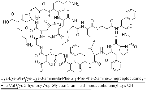 structure of CAS# 1391-36-2, Lancovutide