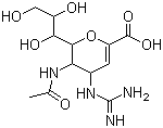 structure of CAS# 139110-80-8, Zanamivir