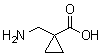 structure of CAS# 139126-45-7, 1-(Aminomethyl)cyclopropanecarboxylic acid