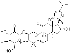 CAS 登录号：1391826-61-1, 苦玄参苷 X
