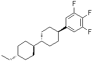 [trans(trans)]-5-(4'-Ethyl[1,1'-bicyclohexyl]-4-yl)-1,2,3-trifluorobenzene molecular structure (CAS 139215-80-8)