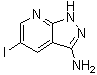 structure of CAS# 1392152-87-2, 5-Iodo-1H-pyrazolo[3,4-b]pyridin-3-amine
