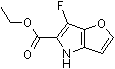 CAS 登录号：1392272-60-4, 6-氟-4H-呋喃并[3,2-b]吡咯-5-羧酸乙酯