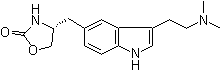 structure of CAS# 139264-24-7, (4R)-4-[[3-[2-(二甲基氨基)乙基]-1H-吲哚-5-基]甲基]-2-恶唑烷酮