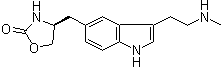 (4S)-4-[[3-[2-(Methylamino)ethyl]-1H-indol-5-yl]methyl]-2-oxazolidinone molecular structure (CAS 139264-35-0)
