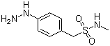 structure of CAS# 139272-29-0, 4-Hydrazino-N-methylbenzenemethanesulfonamide