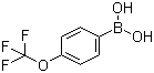 structure of CAS# 139301-27-2, 4-Trifluoromethoxyphenylboronic acid