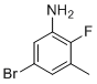 5-Bromo-2-fluoro-3-methylaniline molecular structure (CAS 1393442-46-0)
