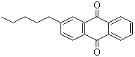 CAS # 13936-21-5, 2-Pentyl-9,10-anthracenedione, 2-Pentylanthraquinone, 2-Amylanthraquinone