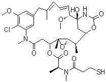 structure of CAS# 139504-50-0, Mertansine