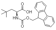 structure of CAS# 139551-74-9, N-[(9H-Fluoren-9-ylmethoxy)carbonyl]-4-methyl-L-leucine