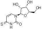 structure of CAS# 13957-31-8, 4-Thiouridine