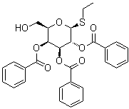 CAS 登录号：139574-31-5, 乙基 1-硫代-beta-D-吡喃半乳糖苷 2,3,4-三苯甲酸酯