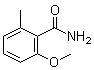 2-甲氧基-6-甲基苯甲酰胺分子结构 (CAS 139583-90-7)