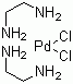 structure of CAS# 13963-53-6, Bis(ethylenediamine)palladium(II) chloride