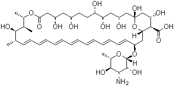 structure of CAS# 1397-89-3, Amphotericin B