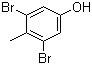 structure of CAS# 13979-81-2, 3,5-二溴-4-甲基苯酚