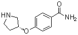 CAS 登录号：1398511-37-9, 4-[(3R)-3-吡咯烷基氧基]苯甲酰胺