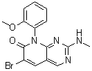 CAS # 1398511-43-7, 6-Bromo-8-(2-methoxyphenyl)-2-(methylamino)-pyrido[2,3-d]pyrimidin-7(8H)-one