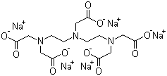 structure of CAS# 140-01-2, 二乙烯三胺五乙酸五钠
