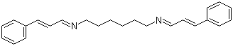 structure of CAS# 140-73-8, N,N'-Dicinnamylidene-1,6-hexanediamine