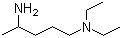 structure of CAS# 140-80-7, 2-Amino-5-diethylaminopentane