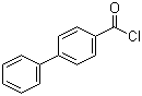 CAS # 14002-51-8, 4-Biphenylcarbonyl chloride, 4-Phenylbenzoyl chloride