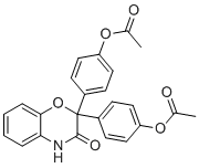 structure of CAS# 14008-48-1, Bisoxatin acetate