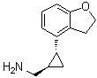 CAS 登录号：1400898-49-8, (1R,2R)-2-(2,3-二氢-4-苯并呋喃基)环丙烷甲胺