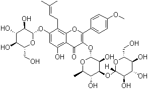structure of CAS# 140147-77-9, Epimedin A1