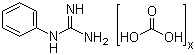 Phenylguanidine carbonate salt molecular structure (CAS 14018-90-7)