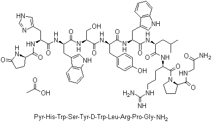 CAS # 140194-24-7, Triptorelin acetate