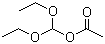 structure of CAS# 14036-06-7, 乙酸二乙氧基甲酯