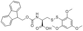 structure of CAS# 1403834-74-1, Fmoc-Cys(STmp)-OH