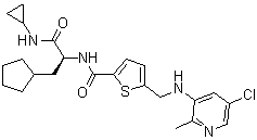 structure of CAS# 1404456-53-6, GSK 2830371