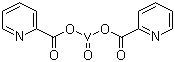 Bis(2-pyridinecarboxylato)oxovanadium(IV) molecular structure (CAS 14049-90-2)