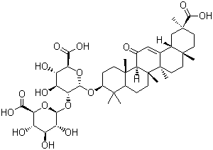 structure of CAS# 1405-86-3, Glycyrrhizic acid
