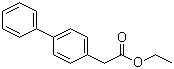 4-联苯乙酸乙酯分子结构 (CAS 14062-23-8)