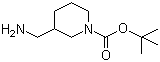 structure of CAS# 140645-23-4, (R)-N-Boc-3-aminomethylpiperidine