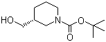 structure of CAS# 140695-84-7, (S)-1-Boc-3-(hydroxymethyl)piperidine