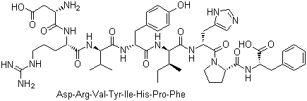CAS 登录号：1407-47-2, 血管紧张素, 增血压素