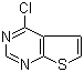 4-氯噻吩并[2,3-d]嘧啶分子结构 (CAS 14080-59-2)