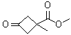 structure of CAS# 1408075-88-6, 1-甲基-3-氧代环丁烷羧酸甲酯