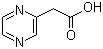 2-吡嗪乙酸分子结构 (CAS 140914-89-2)