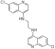 structure of CAS# 140926-75-6, N1,N2-Bis(7-chloro-4-quinolinyl)-1,2-ethanediamine