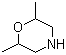structure of CAS# 141-91-3, Dimethylmorpholine