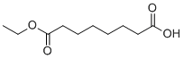 structure of CAS# 14113-01-0, Ethyl hydrogen suberate