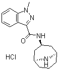 structure of CAS# 141136-01-8, N-Demethyl-endo-granisetron hydrochloride