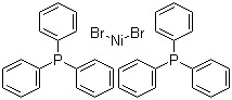 structure of CAS# 14126-37-5, Dibromobis(triphenylphosphine)nickel(II)