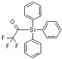 structure of CAS# 141334-25-0, (Trifluoroacetyl)triphenylsilane